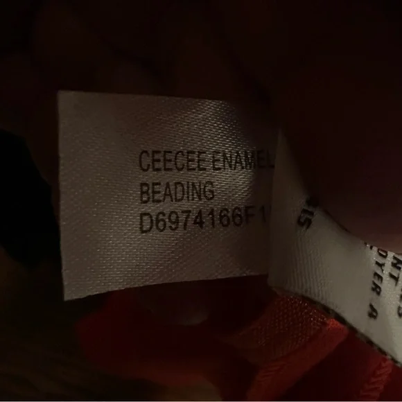 Diane von‎ Furstenberg CeeCee Enamel Beading Mini Dress Size 6 - Picture 8 of 8